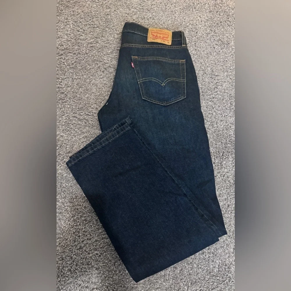 NWOT Levi's Men’s 541 Classic Indigo Straight Leg Jeans 34x34